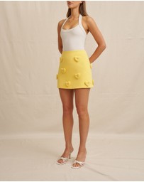 BY JOHNNY. - Amora Heart Mini Skirt