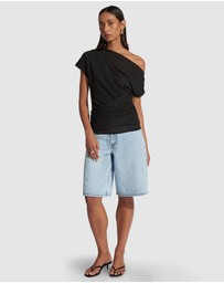 Decjuba - Ruby Gathered Top