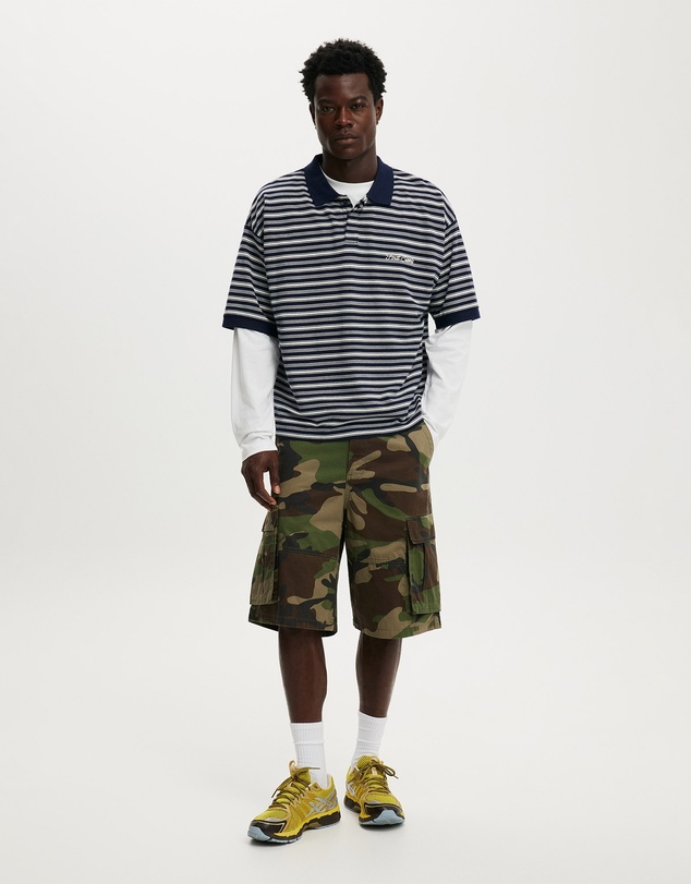 Cotton On - Box Fit Short Sleeve Polo