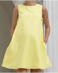 Soon Maternity - Maeve Linen Feeding Dress