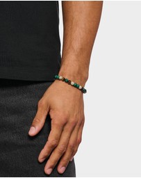 THOMAS SABO - THOMAS SABO Bracelet with earth and green beads