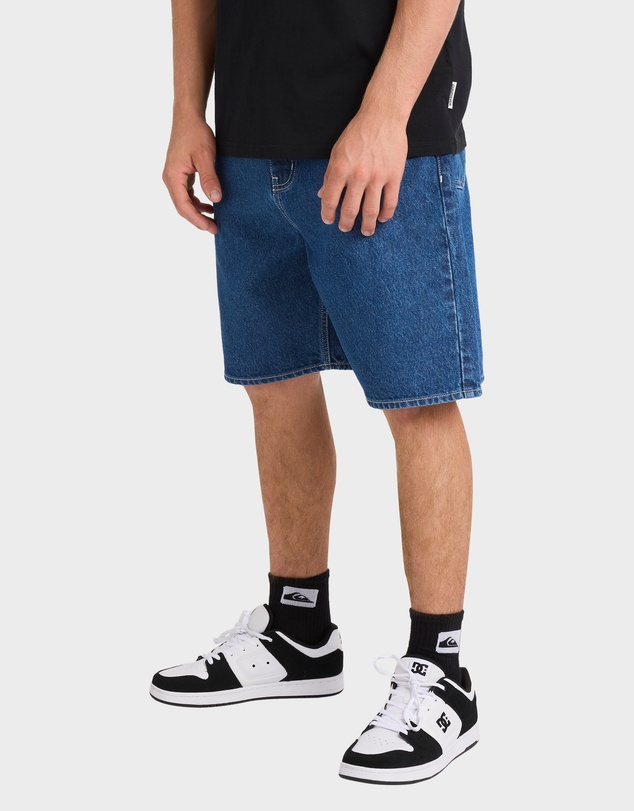 Quiksilver - Mens Impaired Baggy Denim Shorts