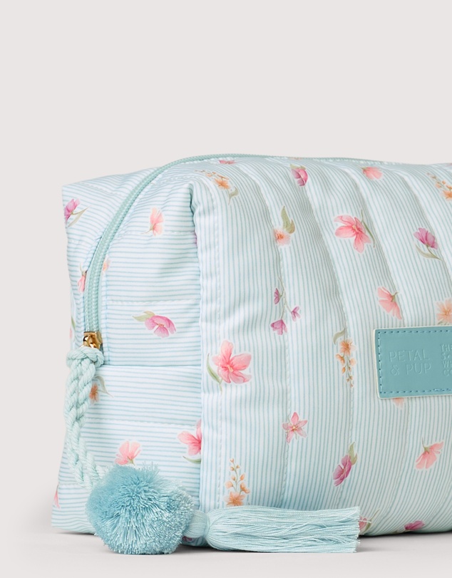 The Somewhere Co - Blue Garden Cosmetic Case