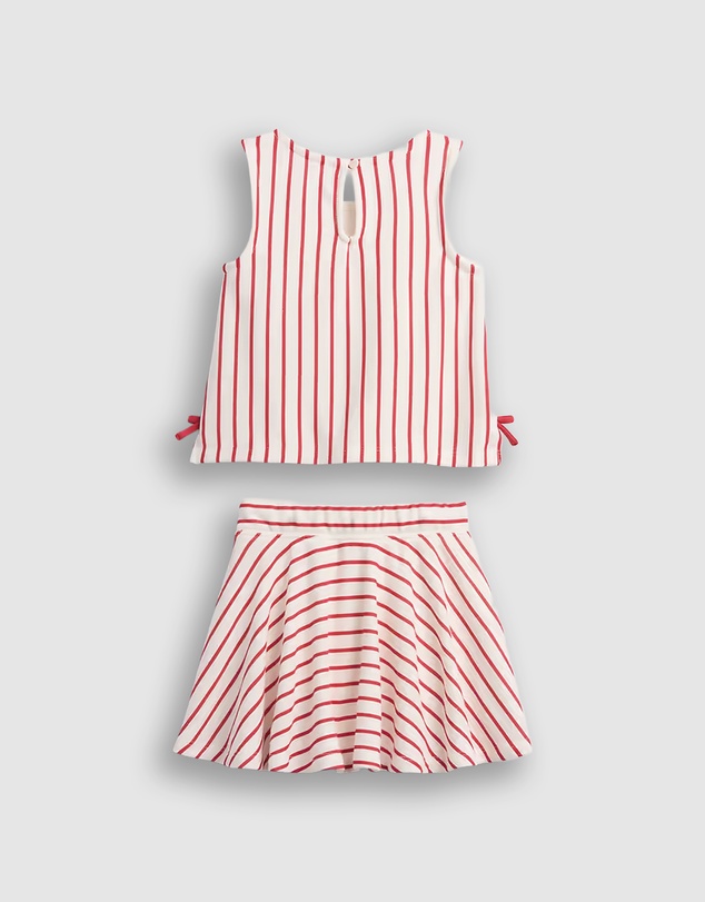 GAP - Print French Terry Bow Tank X Skort Set - Babies-Kids