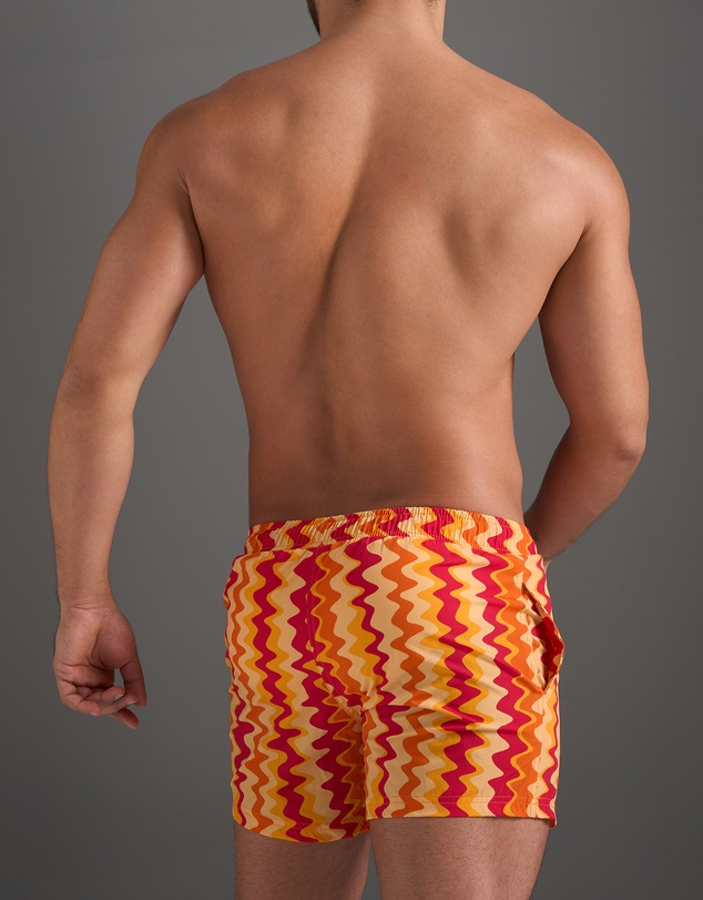 TEAMM8 - TEAMM8 Resort Swim Short - Red Mirage