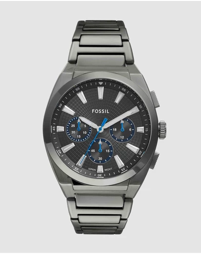 Fossil - Everett Gun-Metal Chronograph Watch