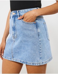 Atmos&Here - Rina Denim Mini Skirt