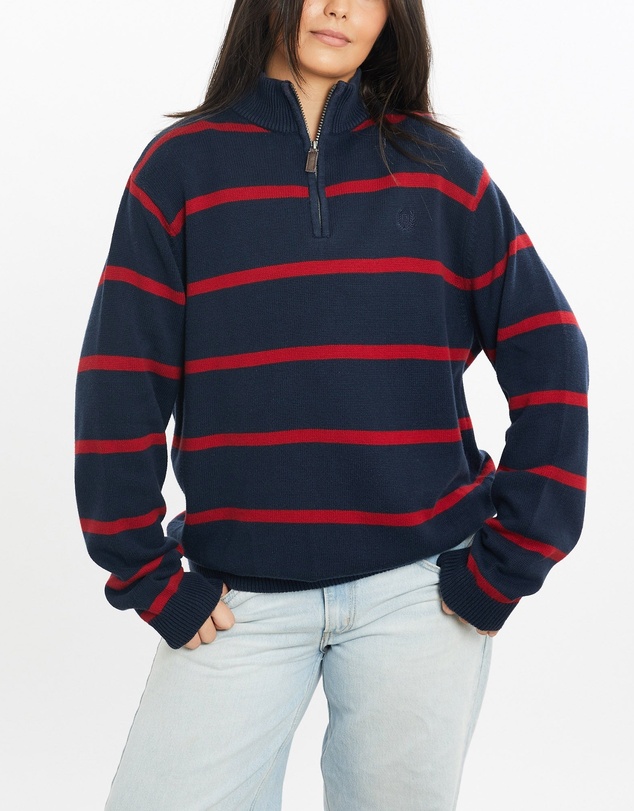 Vintage by The Real Deal - Pre Loved - Vintage Chaps Ralph Lauren Quarter Zip Knit Sweater