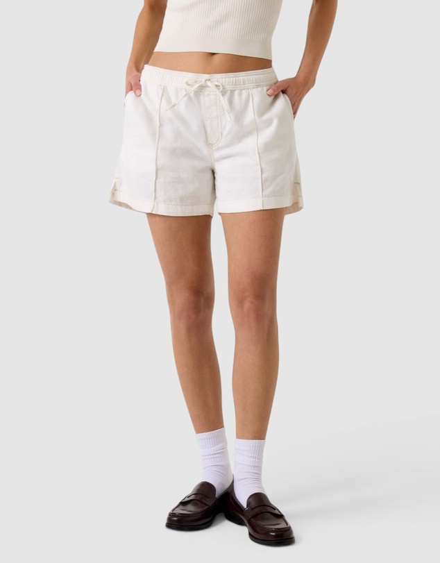 GUESS Jeans - GUESS JEANS Mid-Rise Drawstring Shorts
