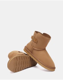 EVERAU - Australian Shepherd Ugg Mini Winza Cow Suede Upper UGG Boots