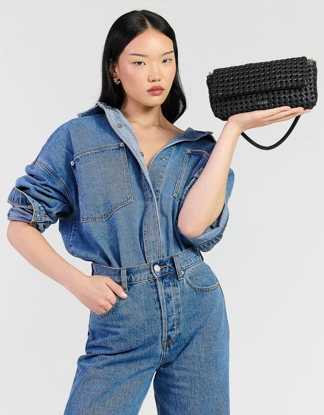 SABEN - Milla Shoulder Bag Black Braid