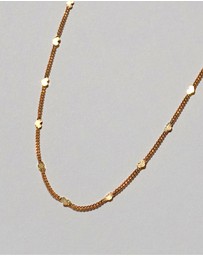 SAINT VALENTINE - Fine Heart Chain Necklace - Gold