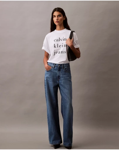 Calvin Klein Jeans - Spaced Logo Graphic Relaxed T-Shirt