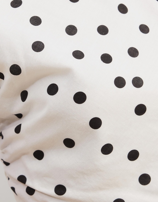 Atmos&Here - Astrid Asymmetric Polka Dot Top