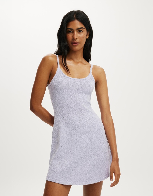 Cotton On - Sparkle Knit Mini Dress