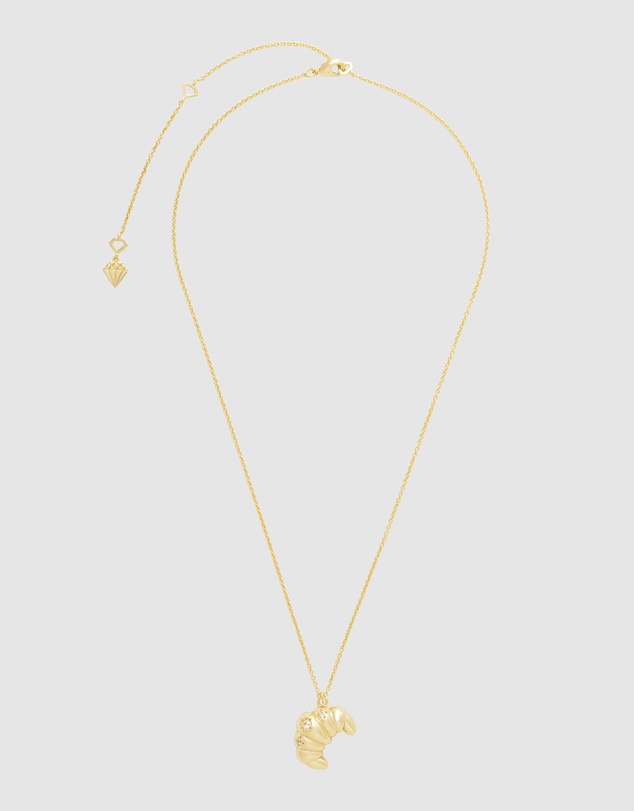 Wanderlust + Co - Croissant Gold Necklace