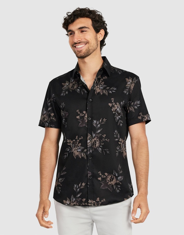 Tarocash - Darien Stretch Floral Shirt