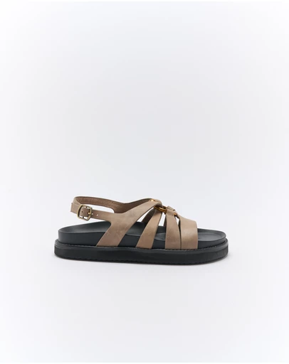 Walnut Melbourne - Dulce Leather Sandal