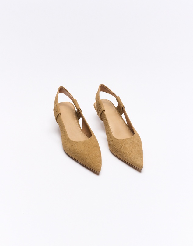 Walnut Melbourne - Thora Leather Heel