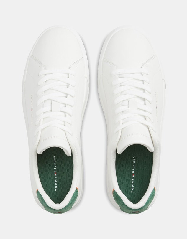 Tommy Hilfiger - TH Court Essential Leather Sneakers - Men's