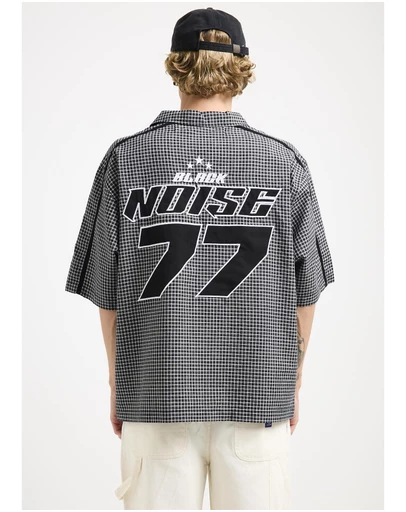 Black Noise White Rain - Noise Short Sleeve Shirt
