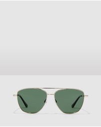Hawkers Co - HAWKERS - Polarized Gold Aligator LAX Sunglasses for Men and Women UV400