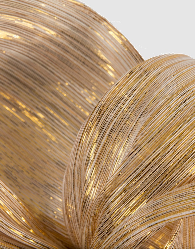 Fillies Collection - Bespoke Gold Bow Racing Fascinator