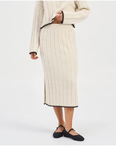 ONLY - Chick Knitted Midi Skirt