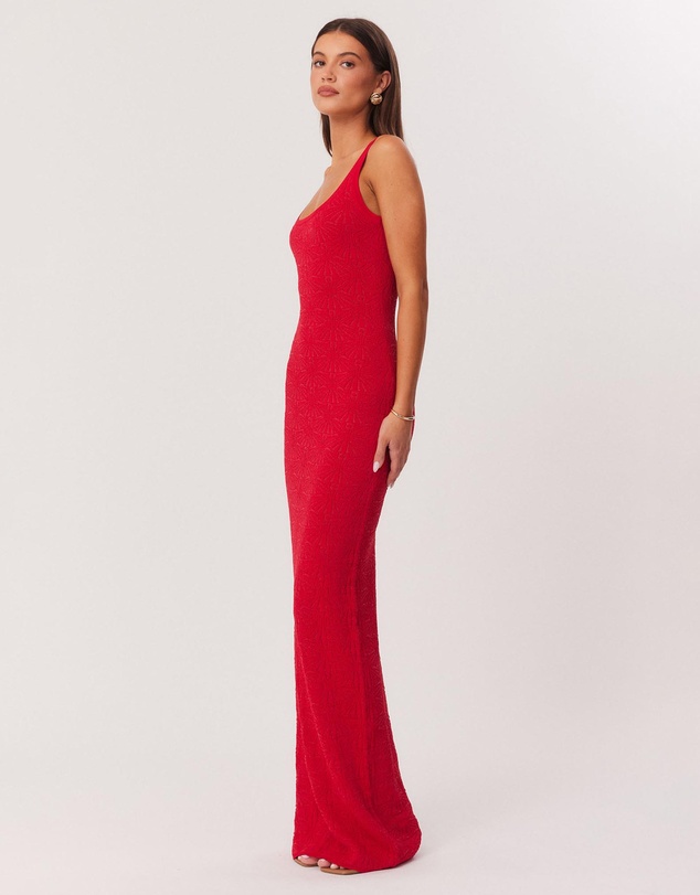 SNDYS - Josefina Jacquard Knit Maxi Dress
