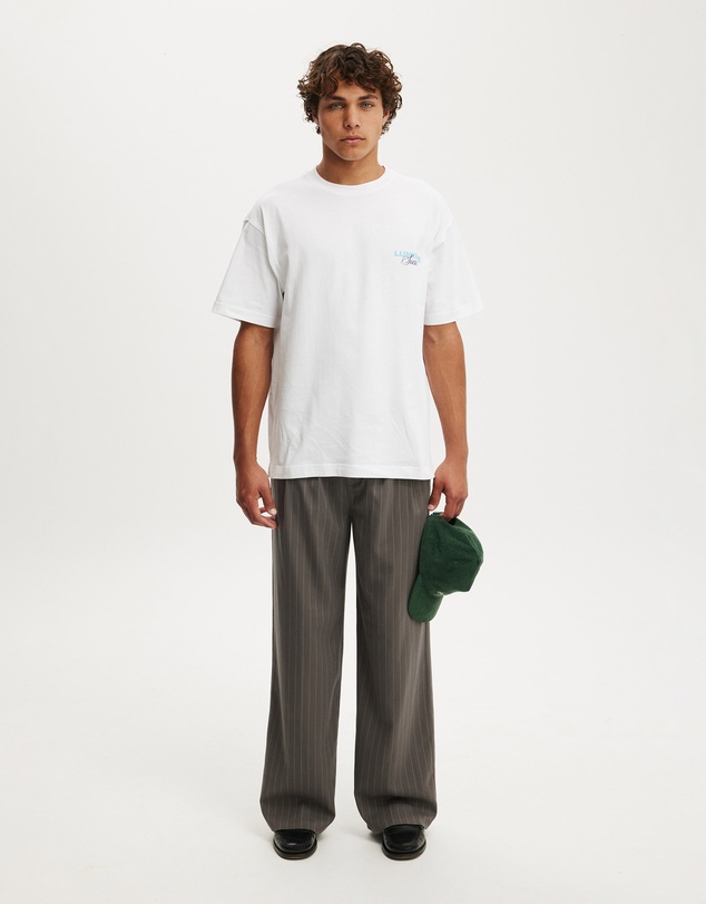 Cotton On - Box Fit Text T-Shirt