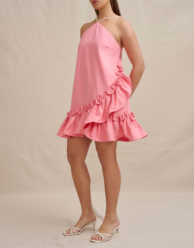 BY JOHNNY. - Verona Rope Frill Mini Dress