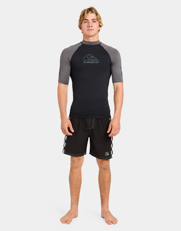 Quiksilver - Mens On Tour Short Sleeve Rash Vest