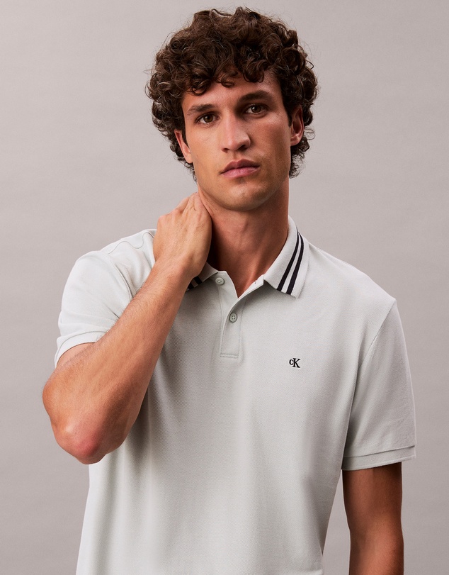 Calvin Klein Jeans - Casual Pique Classic Tipped Polo Shirt