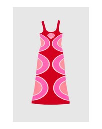 The Wolf Gang - Concha Knit Maxi Dress - Cherry Shell