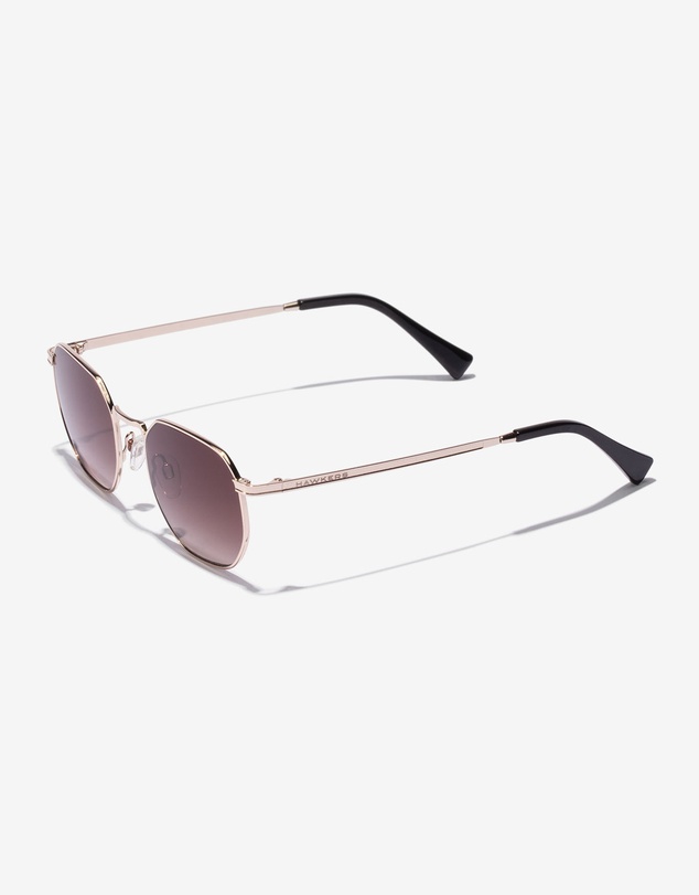 Hawkers Co - HAWKERS - Silver Smoke Brown SIXGON  Sunglasses for Men and Women UV400