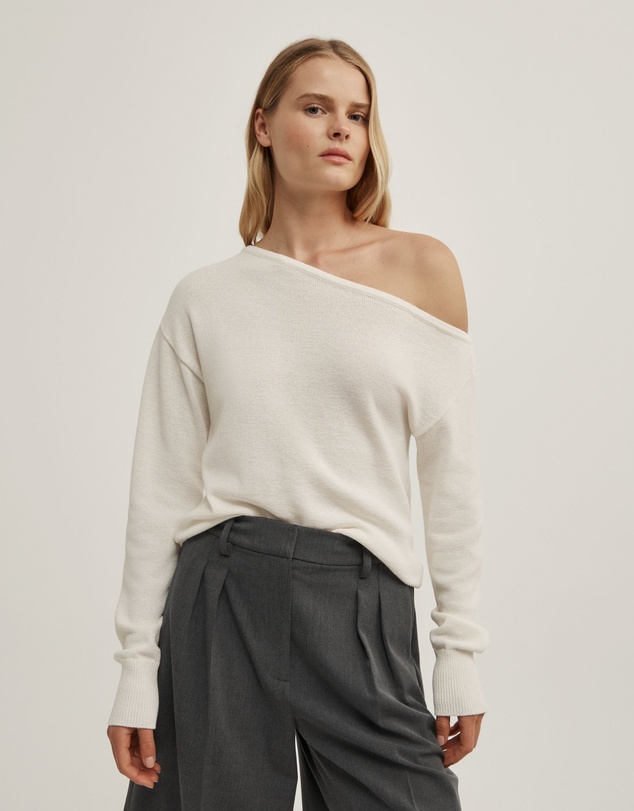 Witchery - Asymmetric Long-sleeve Knit