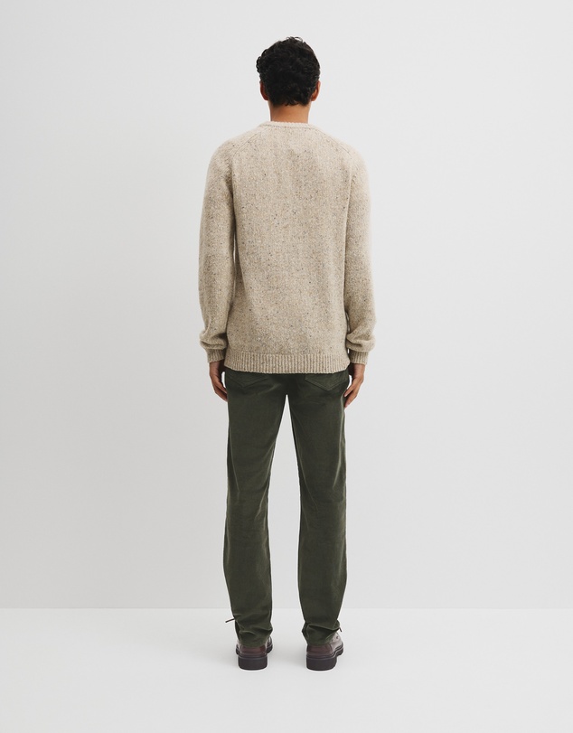 Country Road - Merino Nep Wool Blend Crew Neck Knit