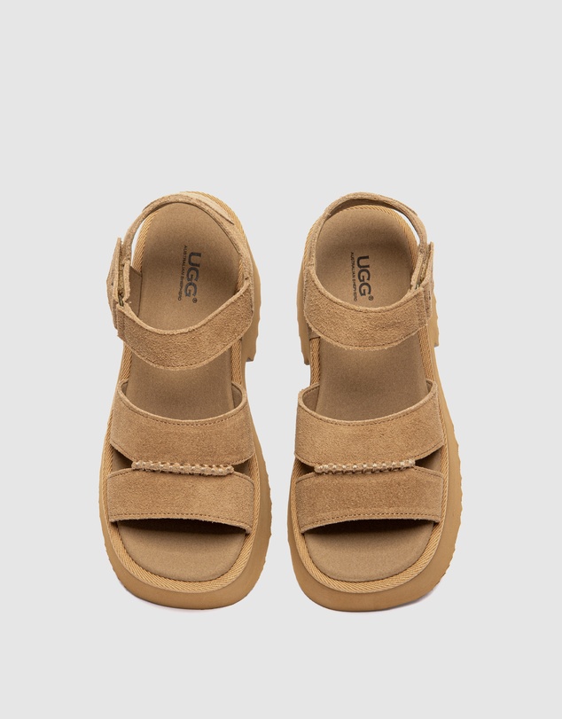 EVERAU - Australian Shepherd Ugg Eive Cow Suede Upper Loafer Oxfords Flats