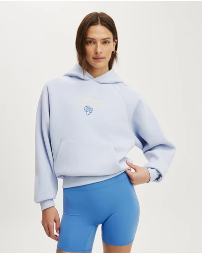 Cotton On Body Active - Lcn Plush Premium Graphic Raglan Hoodie