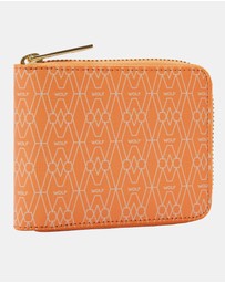 Wolf - Wolf Signature Range Zip Around Wallet Orange