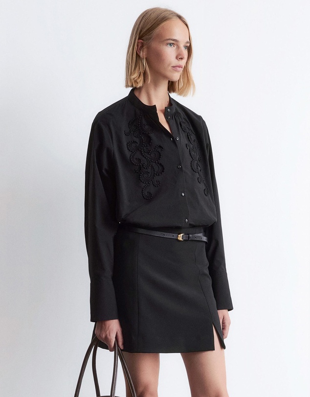 & Other Stories - Cotton Embroidered Blouse