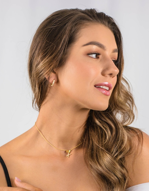 Georgini - Georgini Luxury Letters X Initial Pendant Gold