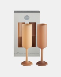 porter green - seff | silicone unbreakable champagne flutes