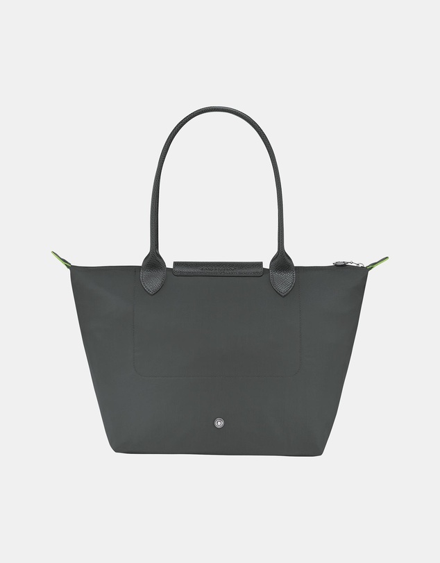 Longchamp - Le Pliage Green Canvas Tote Bag - Medium