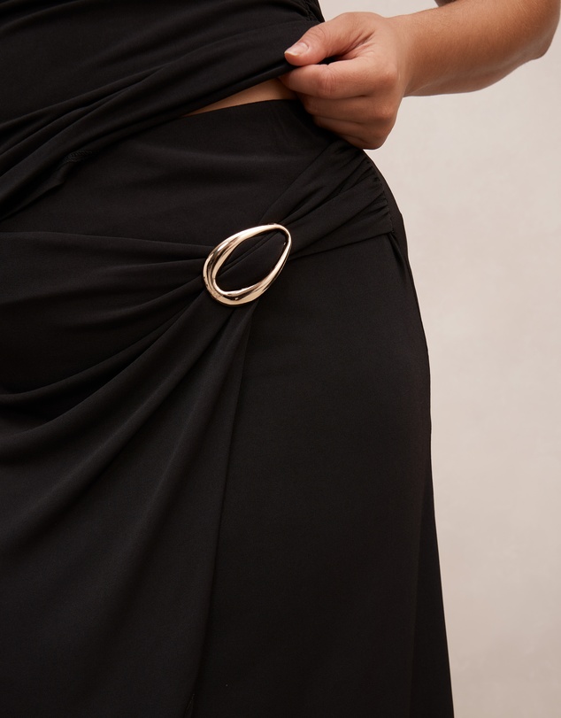 Forever New Curve - Sofia Curve Hardware Wrap Skirt