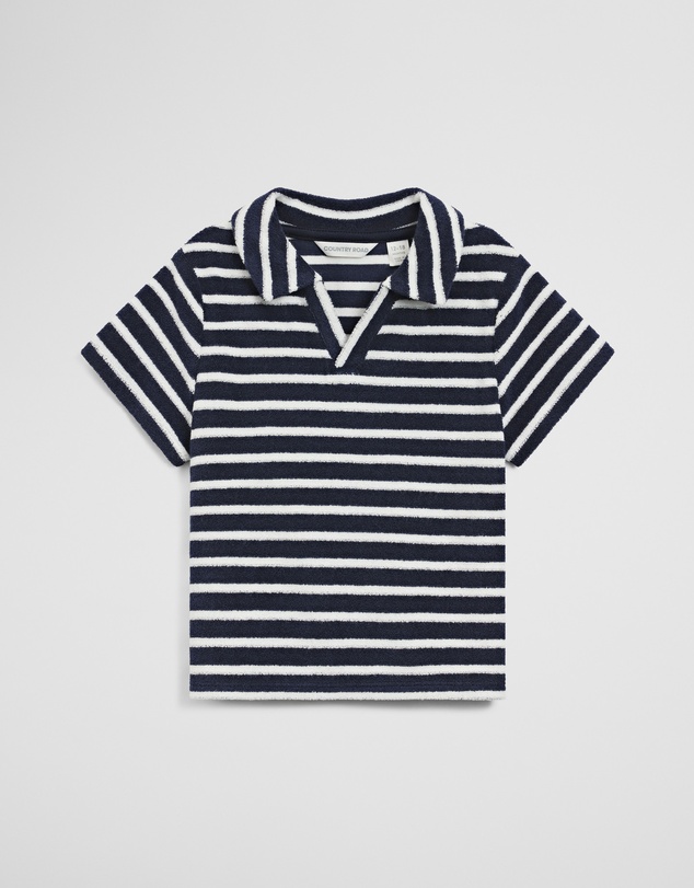 Country Road - Relaxed Fit Stripe Terry Polo