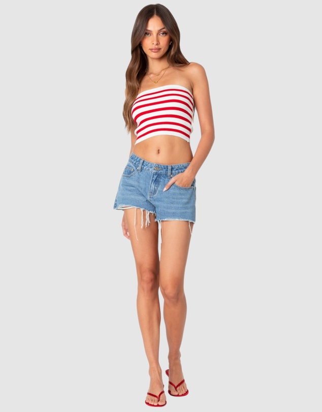 EDIKTED - Lexi Ribbed Tube Top
