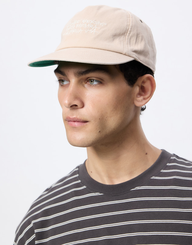 S Double - Address Text Relaxed Golfer Cap