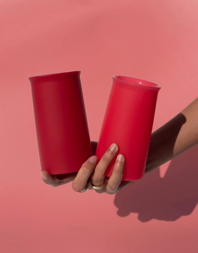 porter green - stegg | silicone unbreakable highball glasses