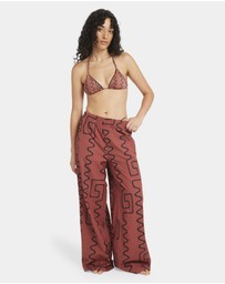 RVCA - Womens Farlow Elastic Linen Pants